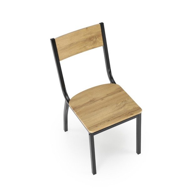 MILTON table + 4 chairs color: natural / black 21