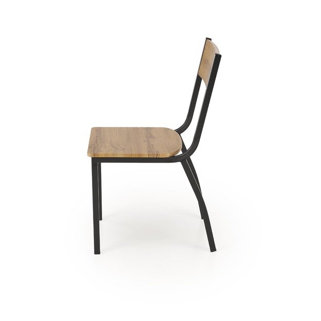 MILTON table + 4 chairs color: natural / black 9