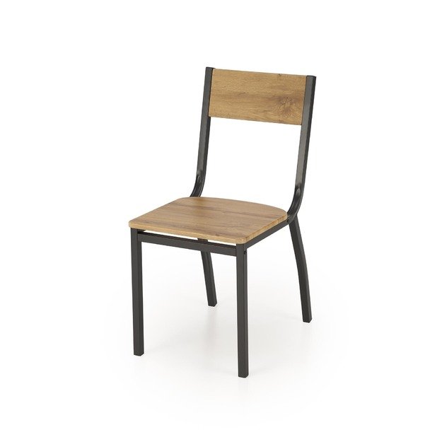 MILTON table + 4 chairs color: natural / black 2