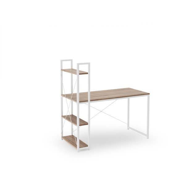 NARVIK B1 desk white / sonoma oak 4