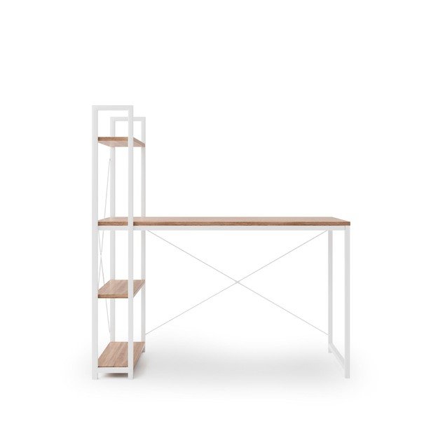 NARVIK B1 desk white / sonoma oak 3