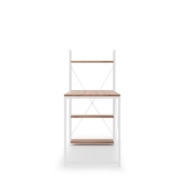 NARVIK B1 desk white / sonoma oak 2