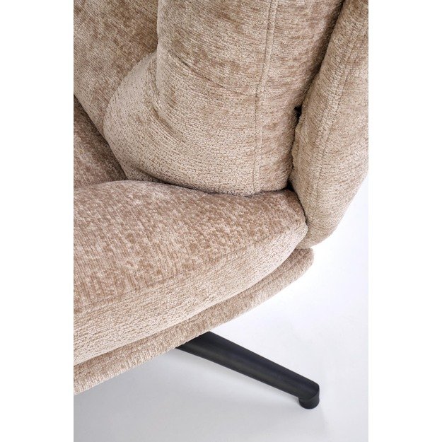 PESTO armchair with ottoman / rocking function, color: beige 7