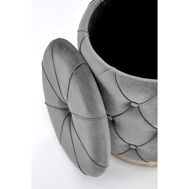 POLLY set of two stools, color: grey 4