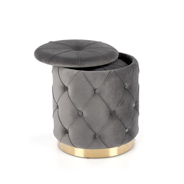 POLLY set of two stools, color: grey 7