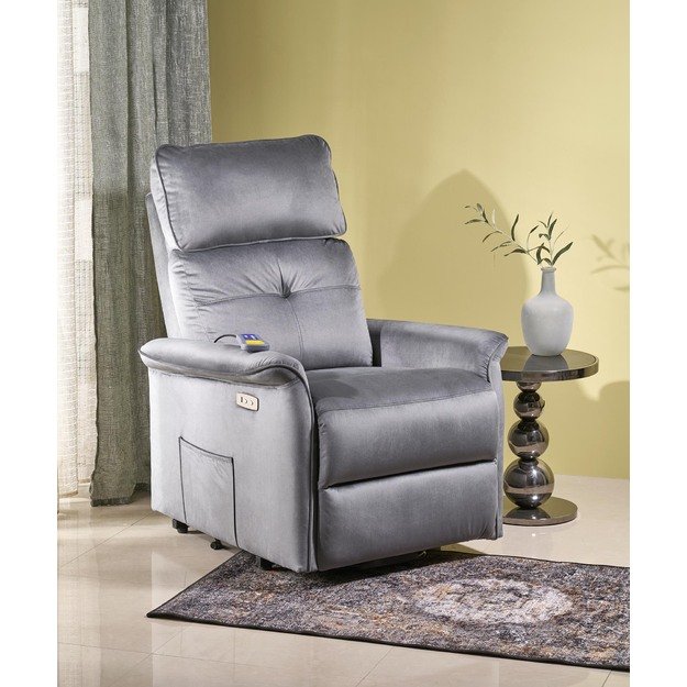 SEMIR 2 leisure chair, grey