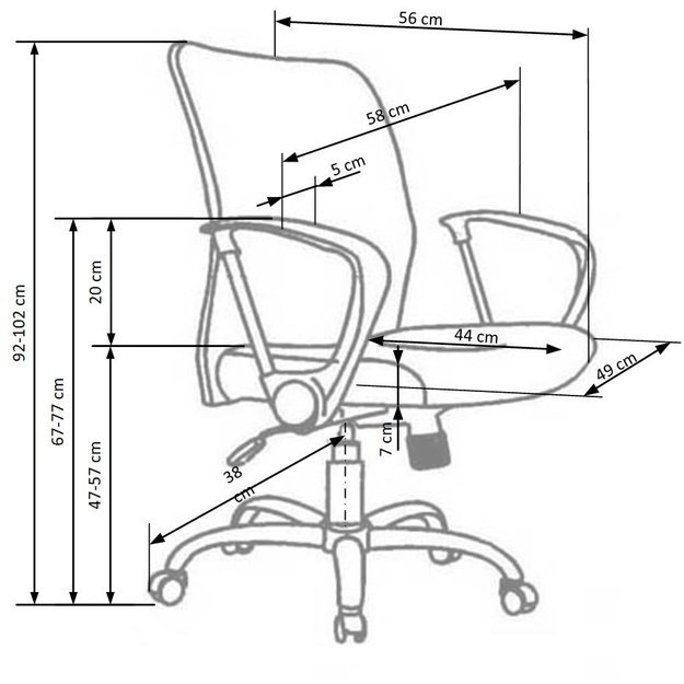 TONY chair color: black