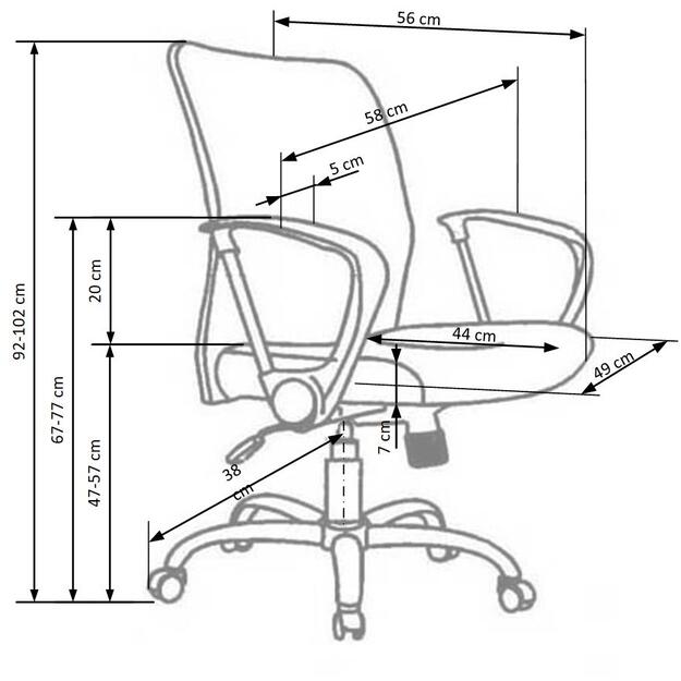 TONY chair color: black 2