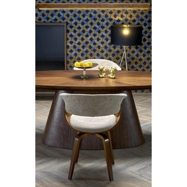 VAGNER table walnut 24