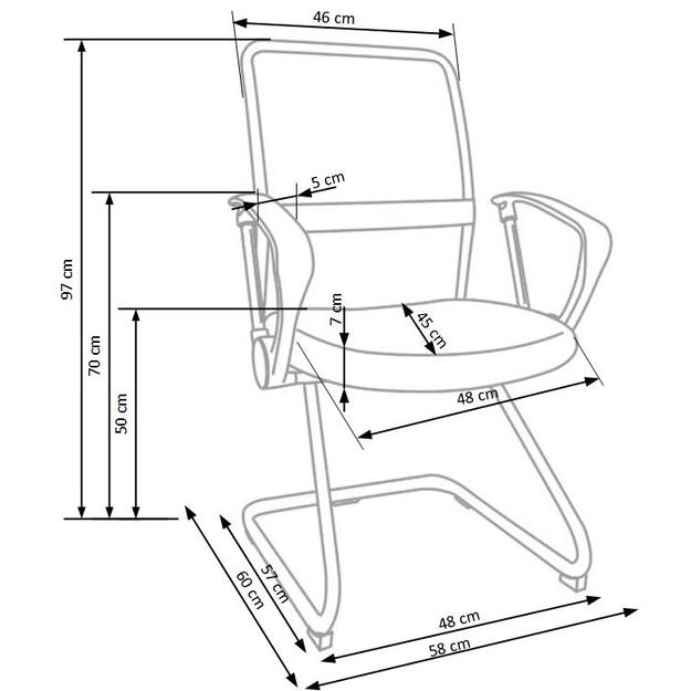 VIRE SKID chair color: black 5