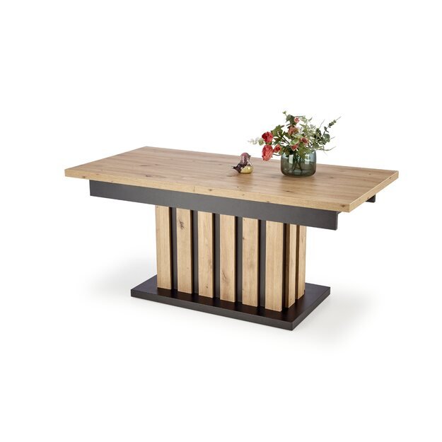 BARETTI coffee table, artisan oak / black