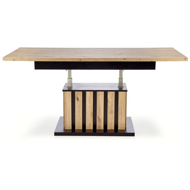 BARETTI coffee table, artisan oak / black 18