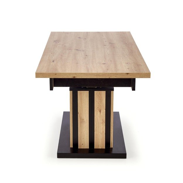 BARETTI coffee table, artisan oak / black 12