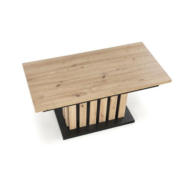 BARETTI coffee table, artisan oak / black 1