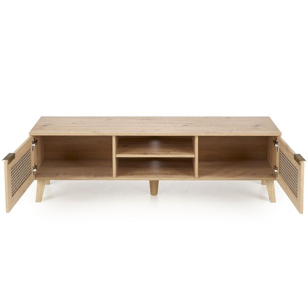 BORNEO RTV-1 TV stnad, artisan oak / black 28