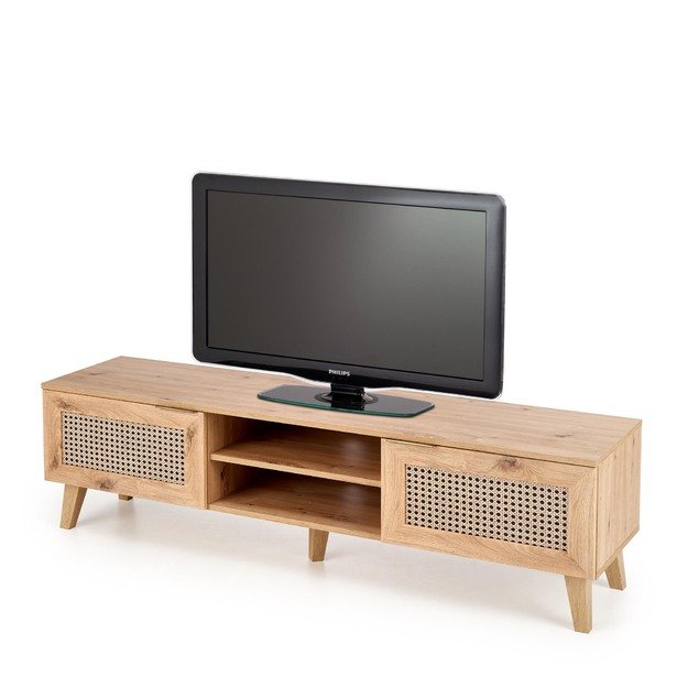 BORNEO RTV-1 TV stnad, artisan oak / black 21