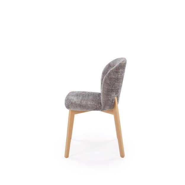 BASSO chair natural oak / CREMONA 96 (grey) 11