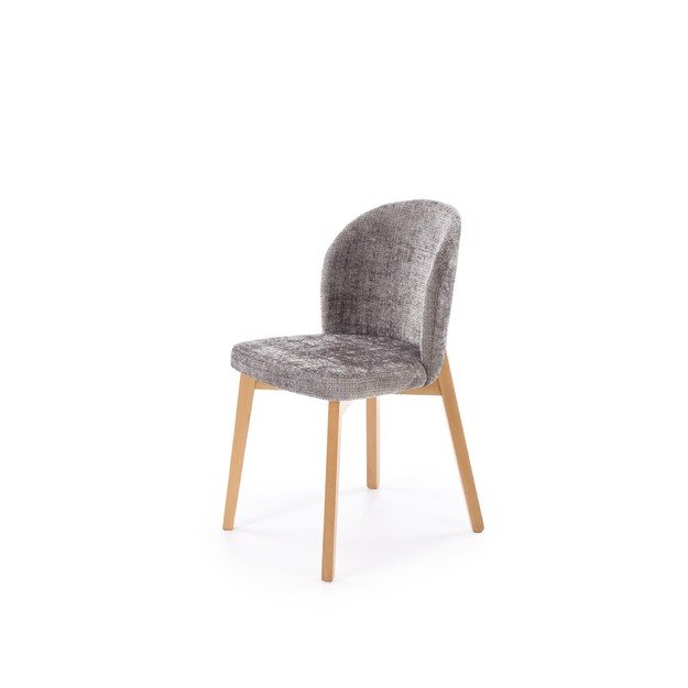 BASSO chair natural oak / CREMONA 96 (grey)
