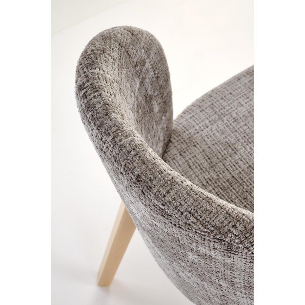 BASSO chair natural oak / CREMONA 96 (grey) 14