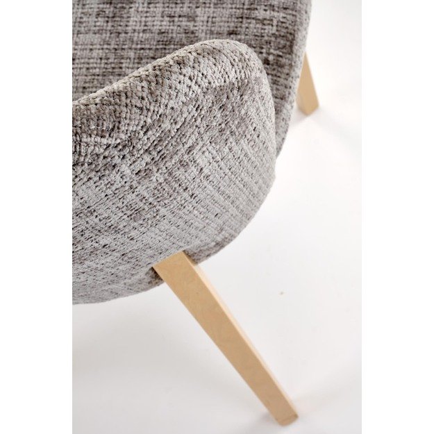 BASSO chair natural oak / CREMONA 96 (grey) 15