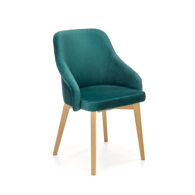 TOLEDO 2 chair, color: honey oak / MONOLITH 37 8