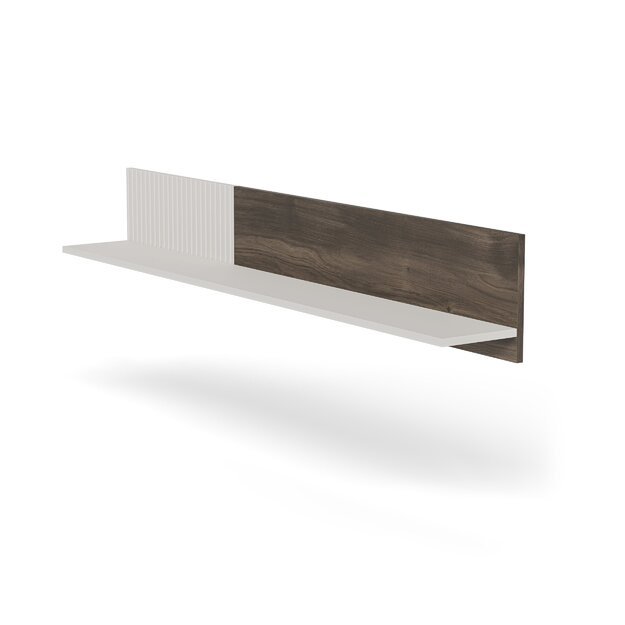 RANDOM 2 P-1 hanging shelf, color: cashmere / walnut / black 1
