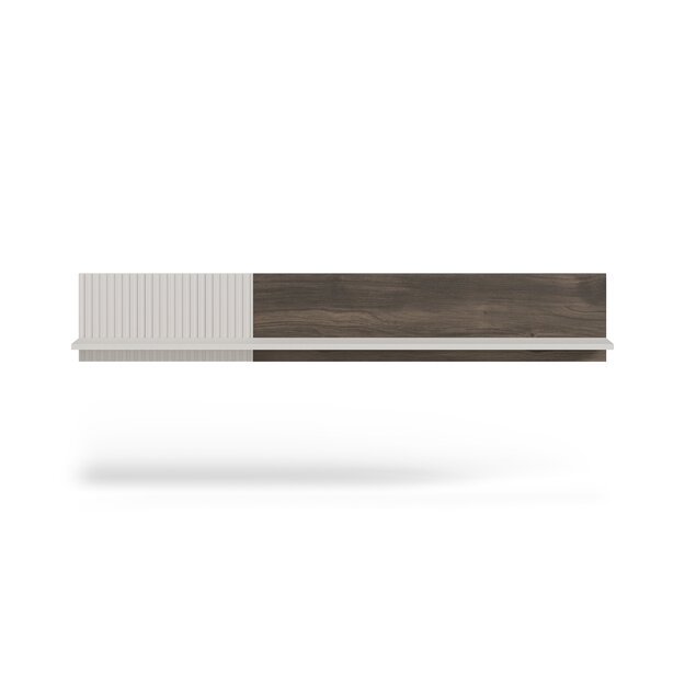RANDOM 2 P-1 hanging shelf, color: cashmere / walnut / black 3