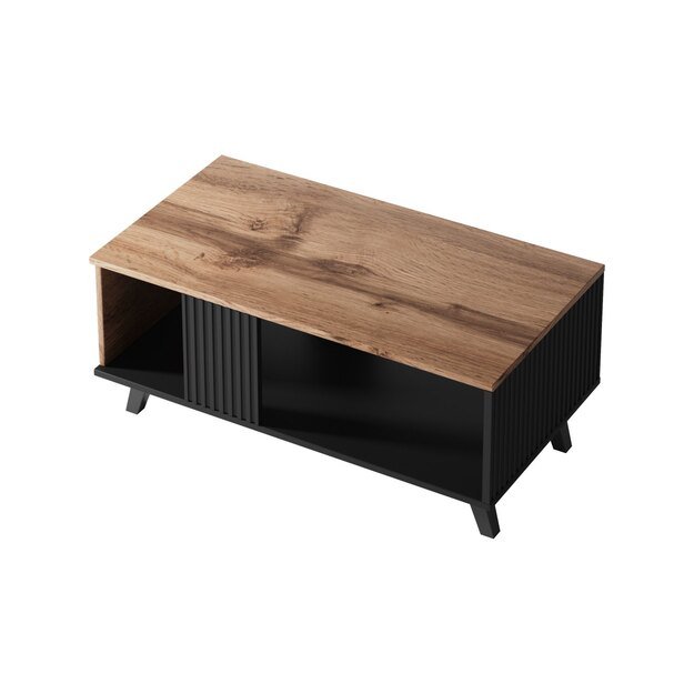 RANDOM LAW-1 coffee table, color: wotan oak/black 5