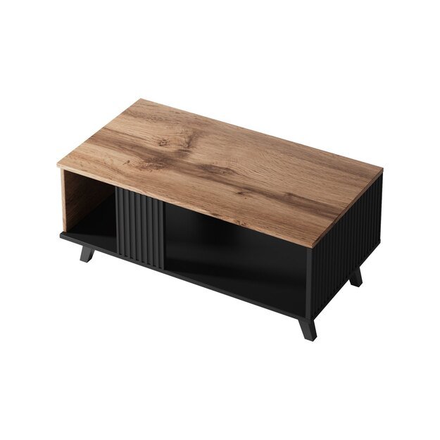 RANDOM LAW-1 coffee table, color: wotan oak/black 11