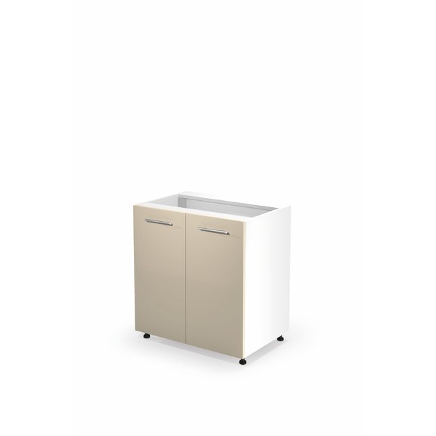 VENTO D-80/82 lower cabinet, color: white / beige