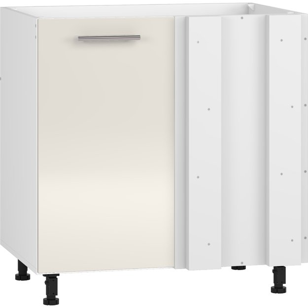 VENTO DK-80/82 corner sink cabinet, color: white / beige