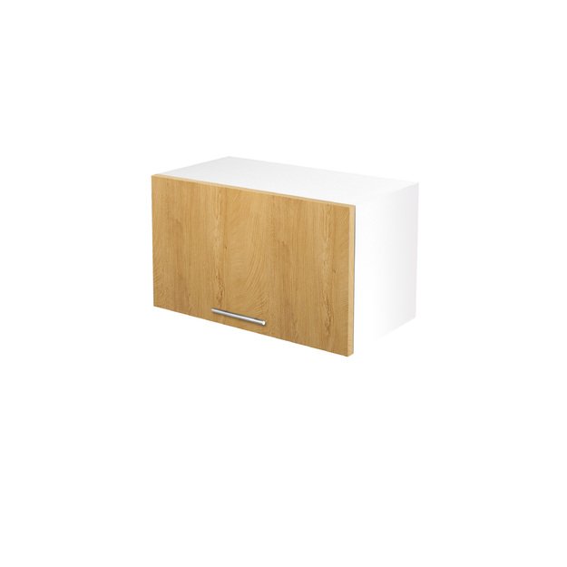 VENTO GO-60/36 hood top cabinet, color: white / honey oak