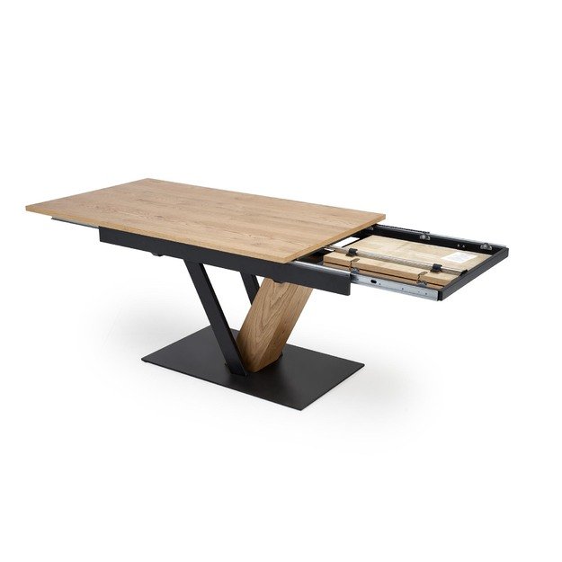 FANIS  extension table, natural / black 13