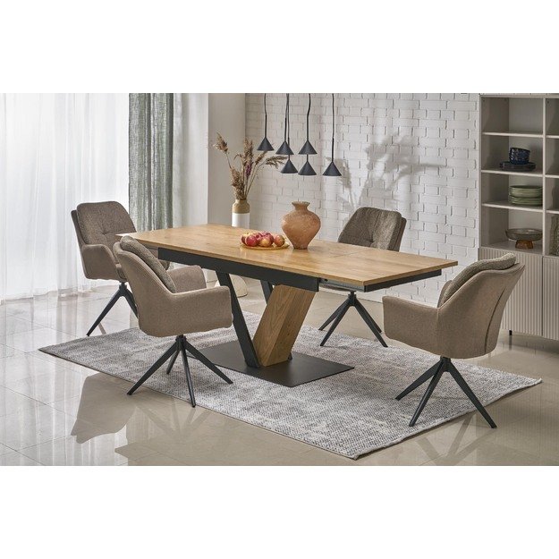 FANIS  extension table, natural / black