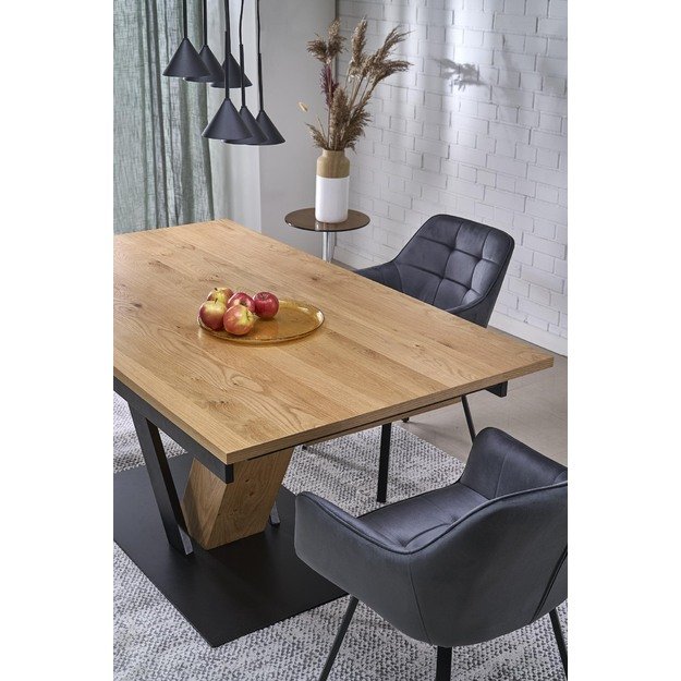 FANIS  extension table, natural / black 3