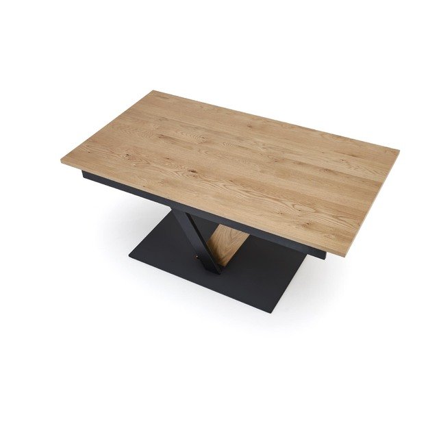 FANIS  extension table, natural / black 14