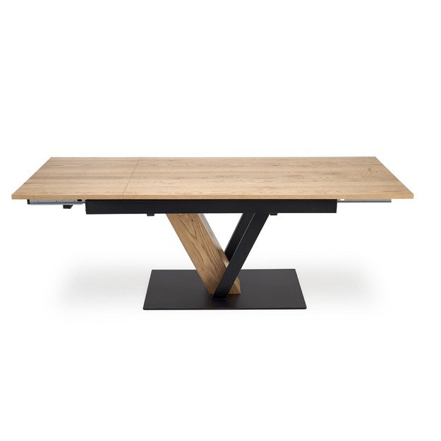 FANIS  extension table, natural / black 10
