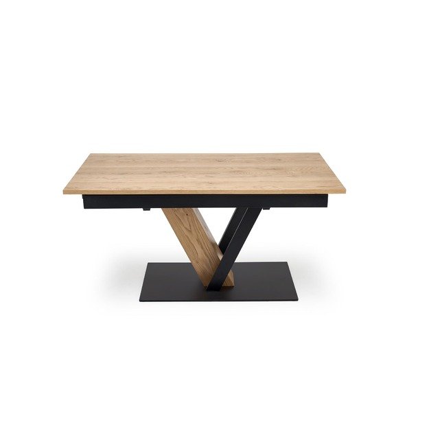 FANIS  extension table, natural / black 15