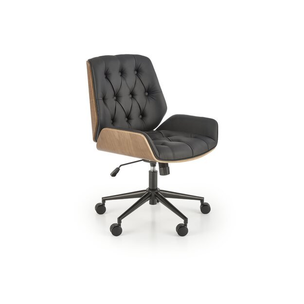 GAVIN chair, walnut / black