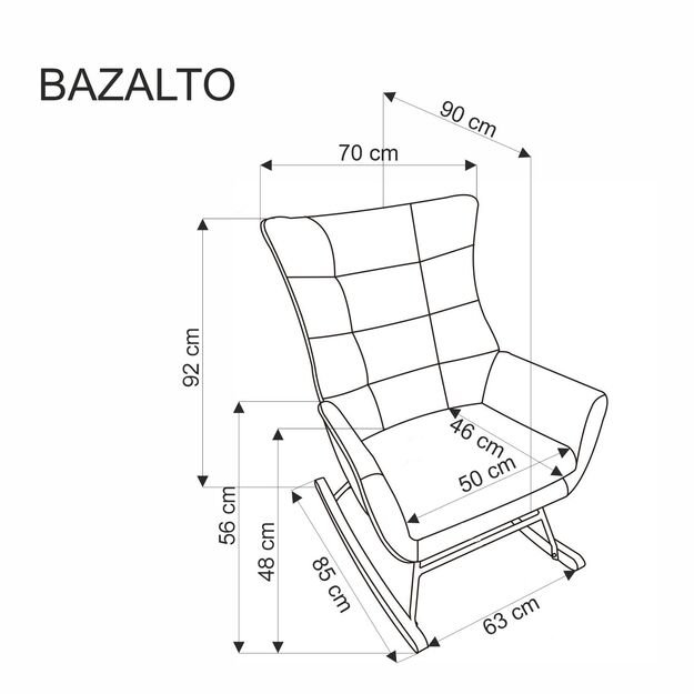 BAZALTO char grey 14