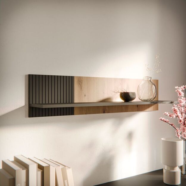 MERCI shelf black/artisan