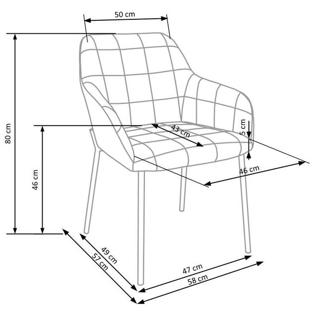 K305 chair dark green 16