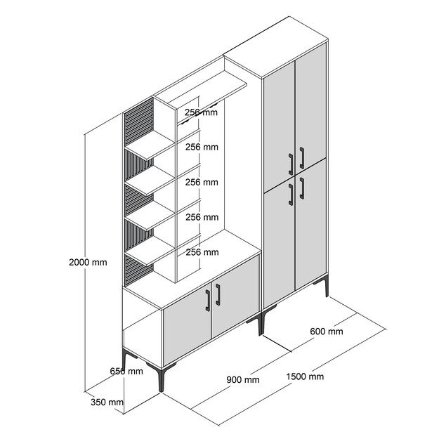 Viyana DA - Walnut, Cream 6