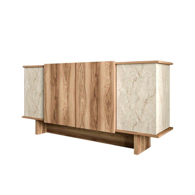 Diana - Travertine, Walnut 5