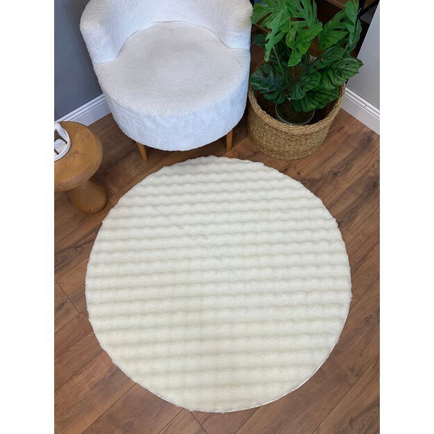 Puffy Bubble Yuvarlak - Cream 1