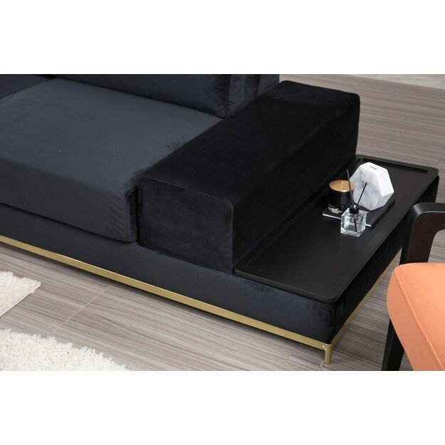 Line With Side Table - Black 3