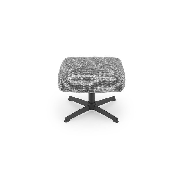FREDY leisure chair, with stool, grey
