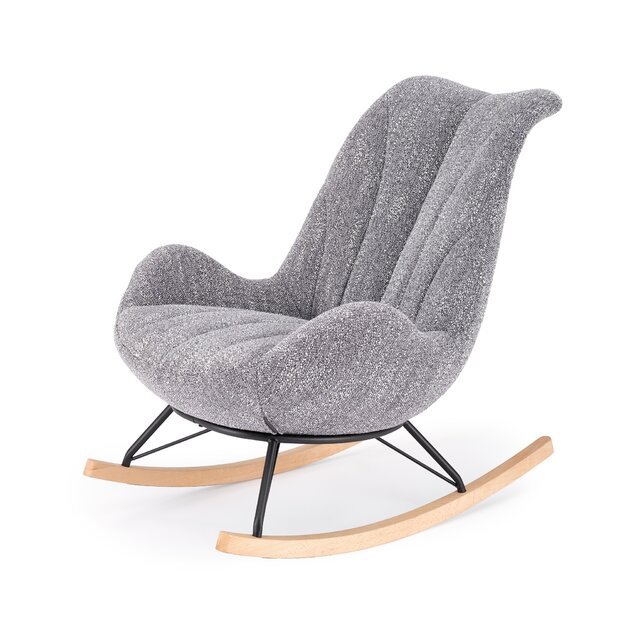 LUIS rocking chair, grey