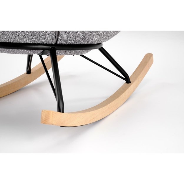 LUIS rocking chair, grey