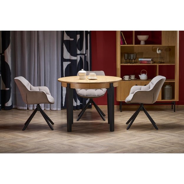 SORBUS table natural oak / cashmere